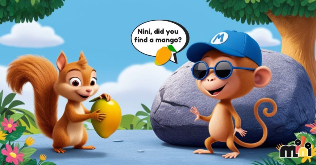 Mizzo asks Ninni if she found a mango